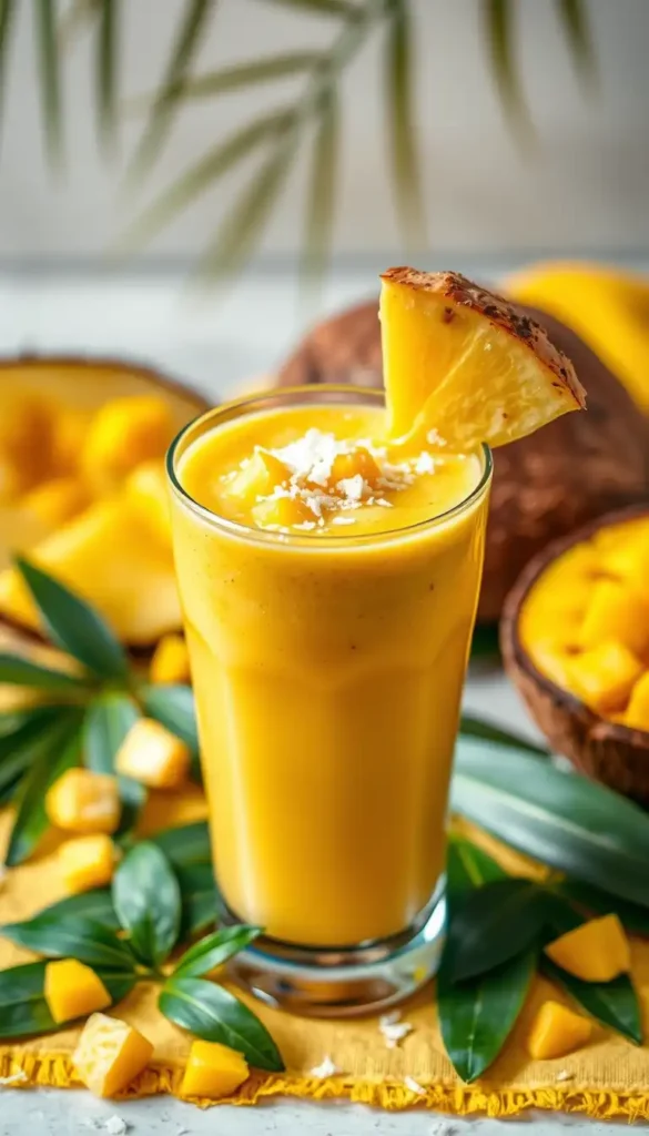 Tropical Mango Protein Smoothie