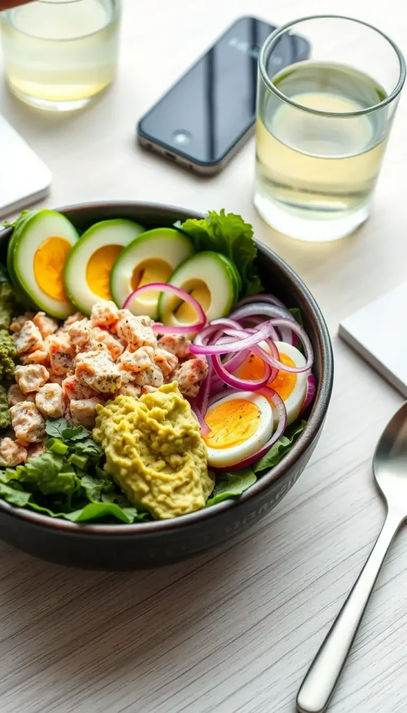 Tuna Avocado Salad Bowl