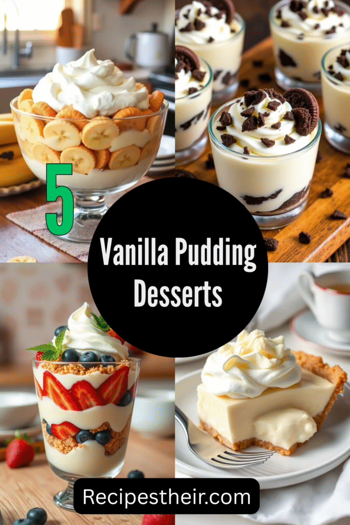 Vanilla Pudding Desserts