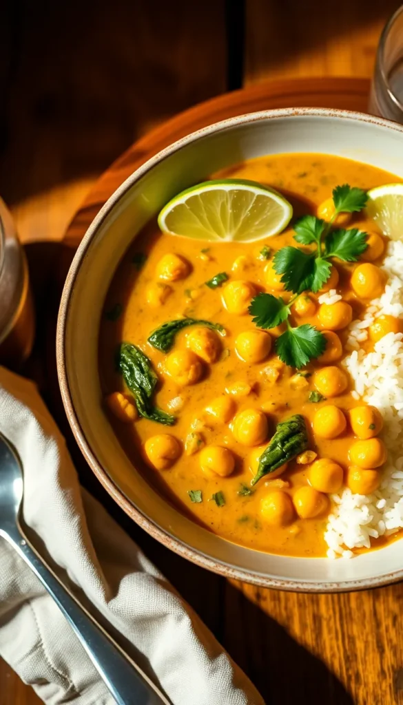 Vegan Curry with Chickpeas