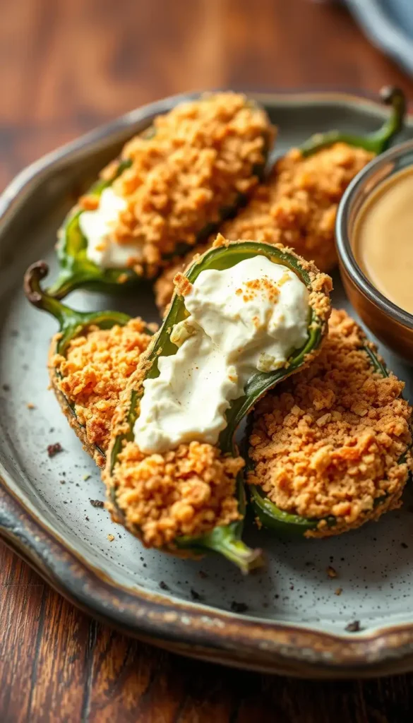 Vegan Jalapeño Poppers