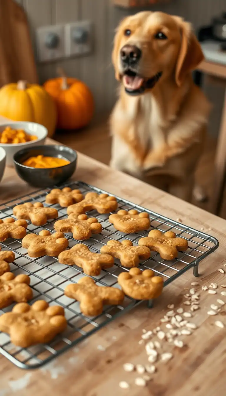 Why Make Pumpkin and Oat Dog Cookies at Home