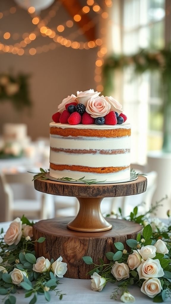 Why Naked Wedding Cakes Are So Popular