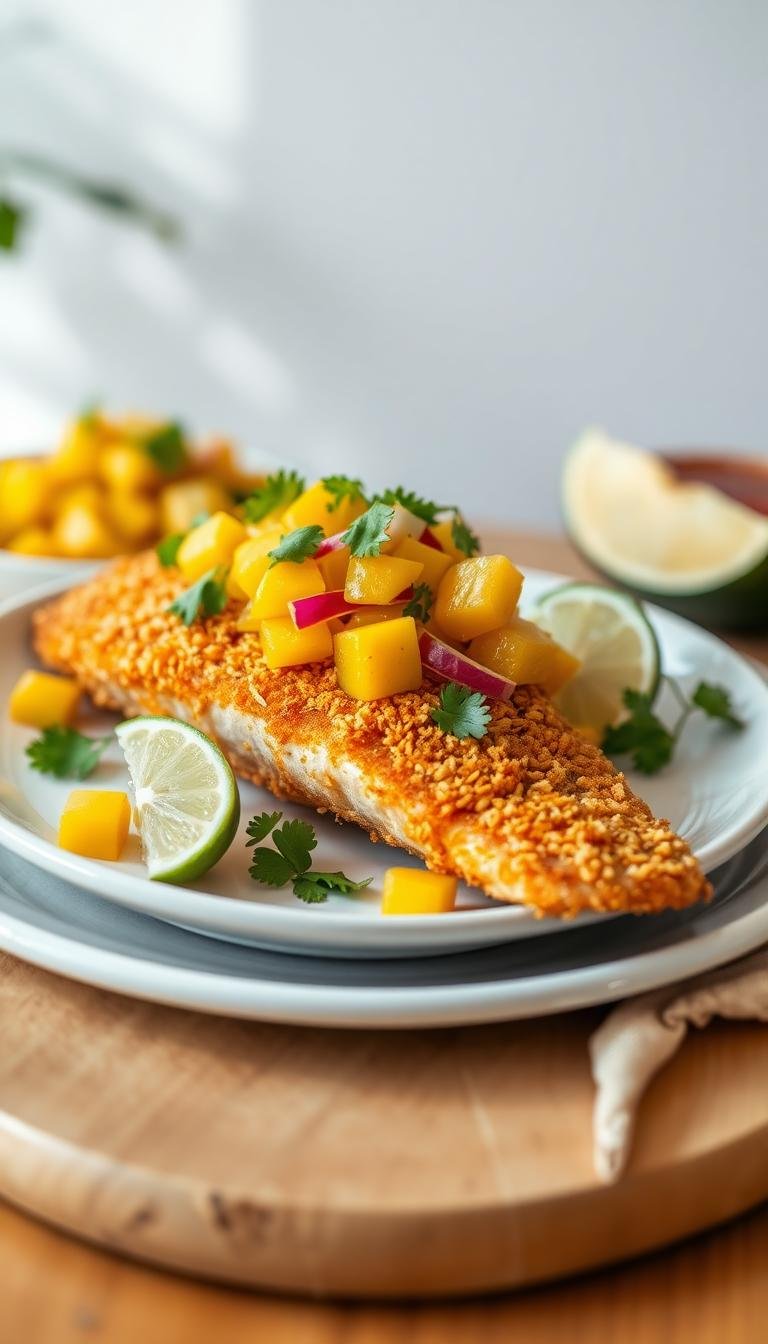 Why You’ll Love Crispy Coconut-Curry Fish with Mango Salsa