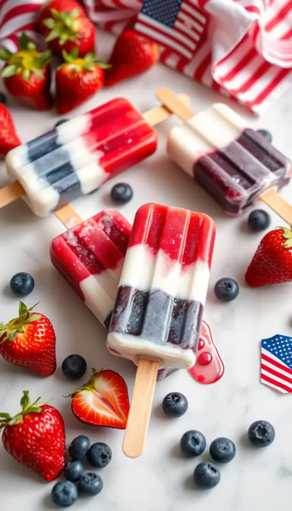 Why You’ll Love Patriotic Frozen Yogurt Pops