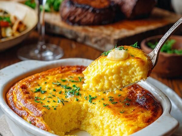 Ruth’s Chris Corn Pudding Recipe – A Sweet and Savory Southern Classic