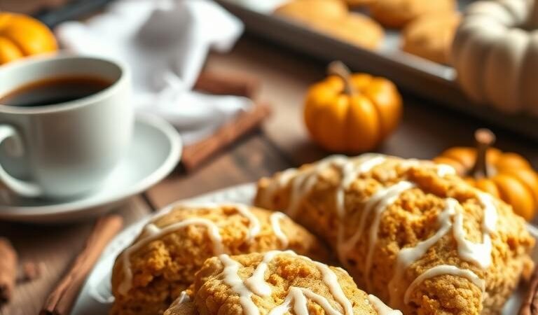 Easy Pumpkin Scones Recipe (Soft, Fluffy & Perfectly Spiced)