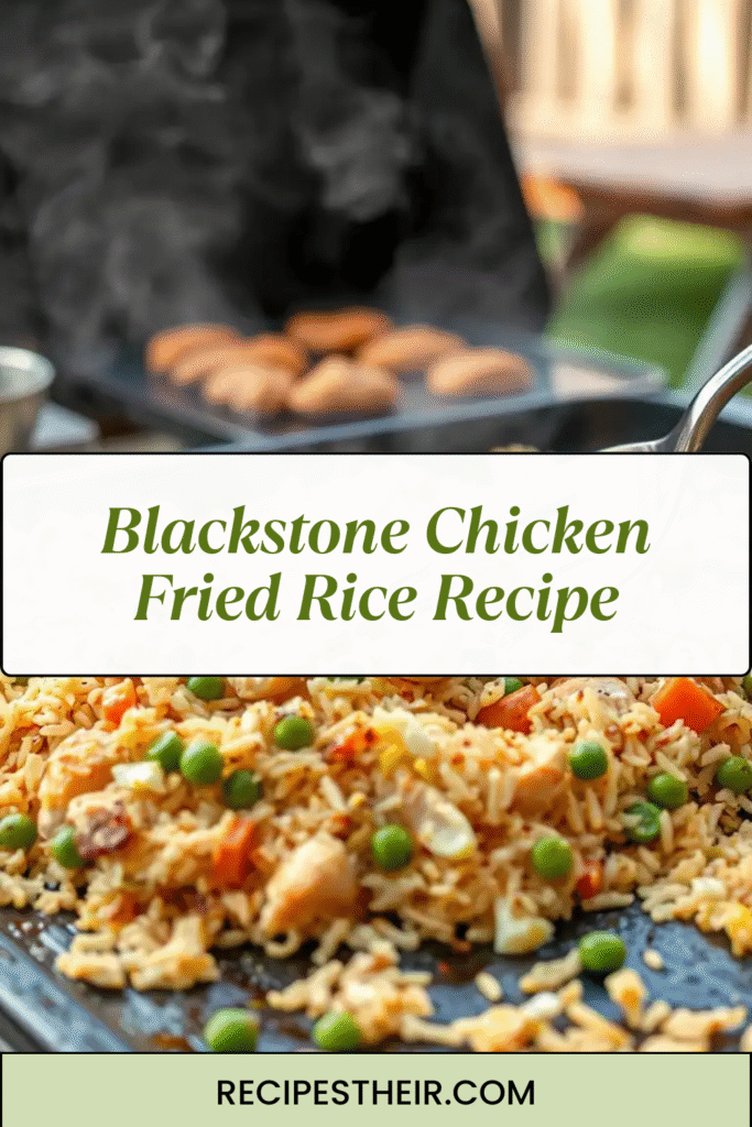 Blackstone Chicken Fried Rice Recipe