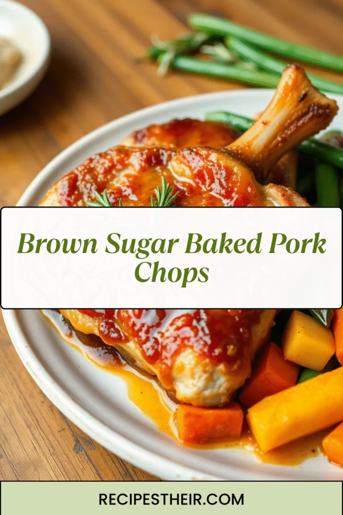 Brown Sugar Baked Pork Chops