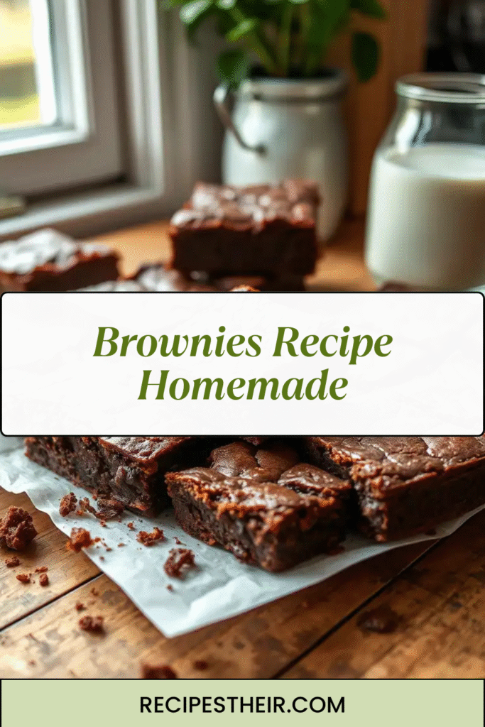 Brownies Recipe Homemade