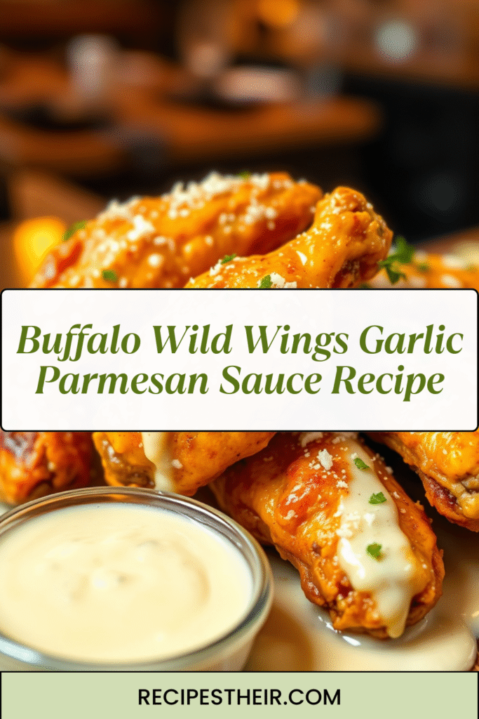 Buffalo Wild Wings Garlic Parmesan Sauce Recipe