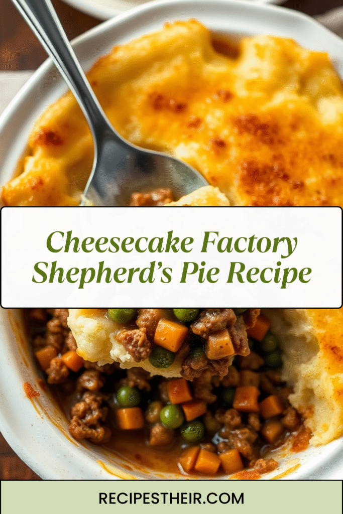 Cheesecake Factory Shepherd’s Pie Recipe