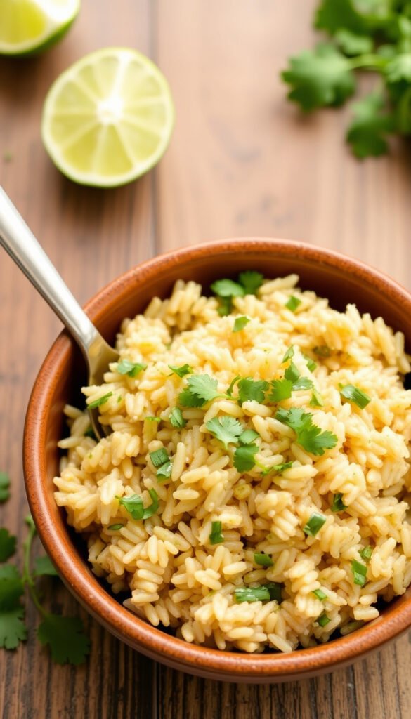 Cilantro Lime Brown Rice (Chipotle-Style)