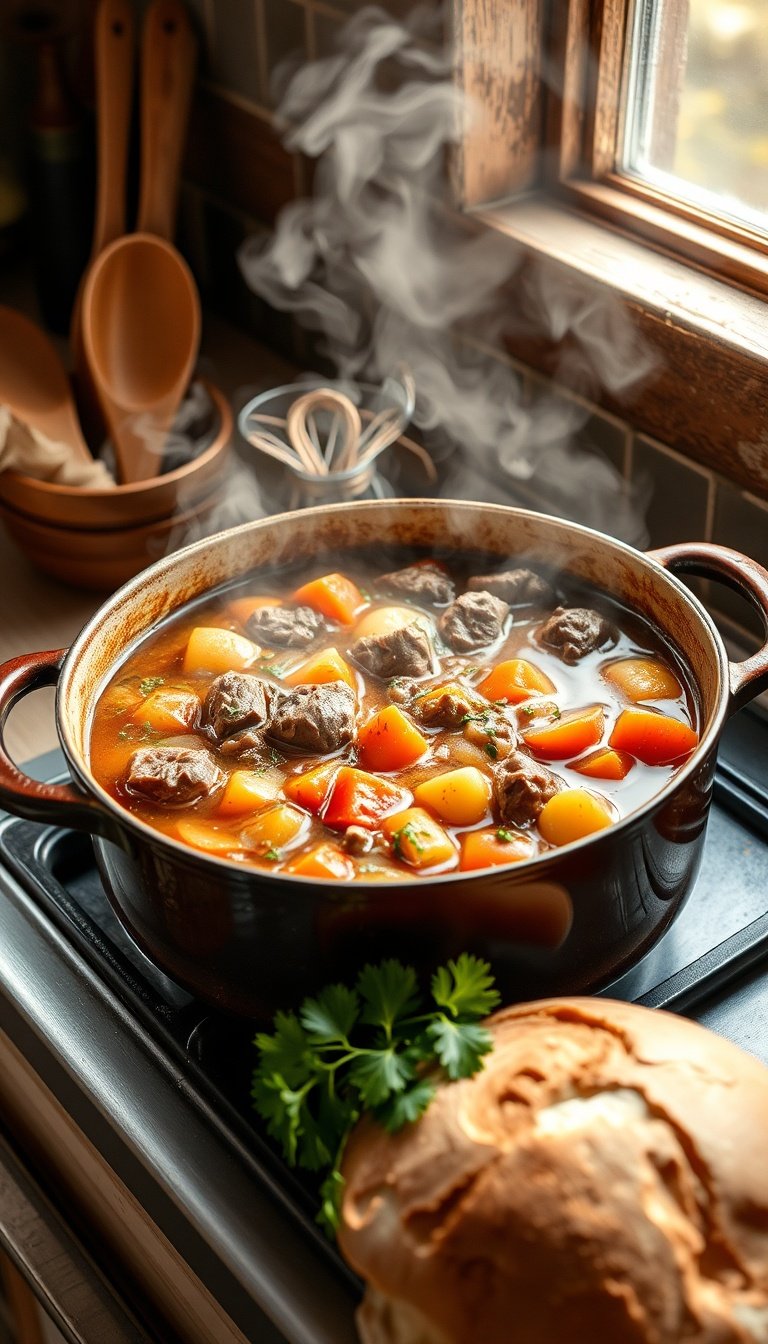 Classic Beef Stew Meat Recipe (Stove Top Method)
