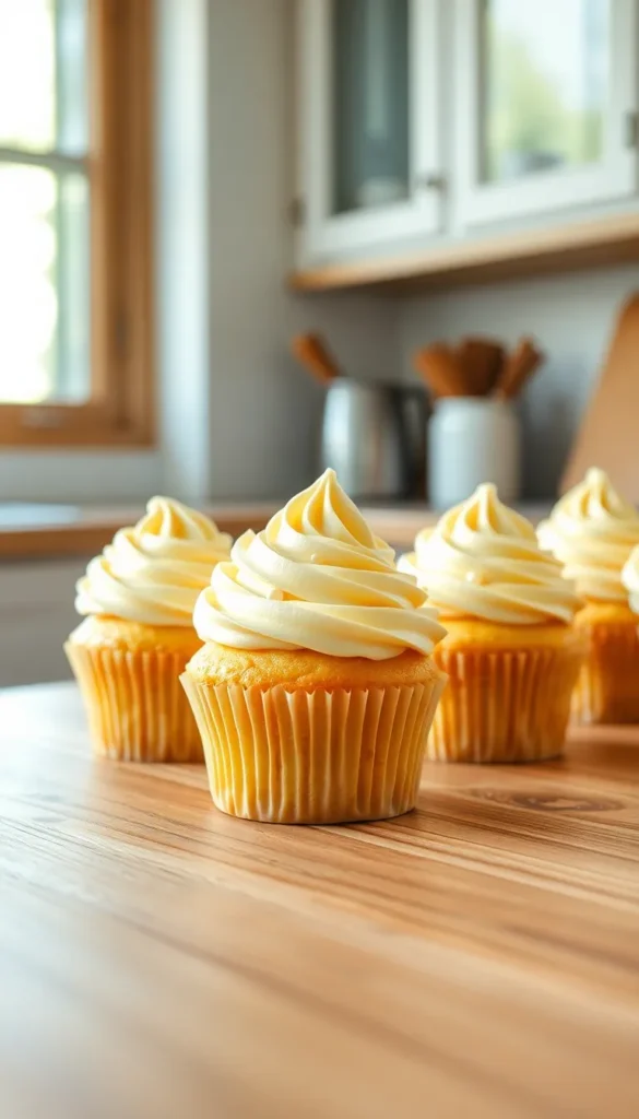 Classic Vanilla Cupcakes