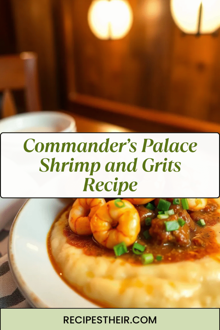 Commander’s Palace Shrimp and Grits Recipe