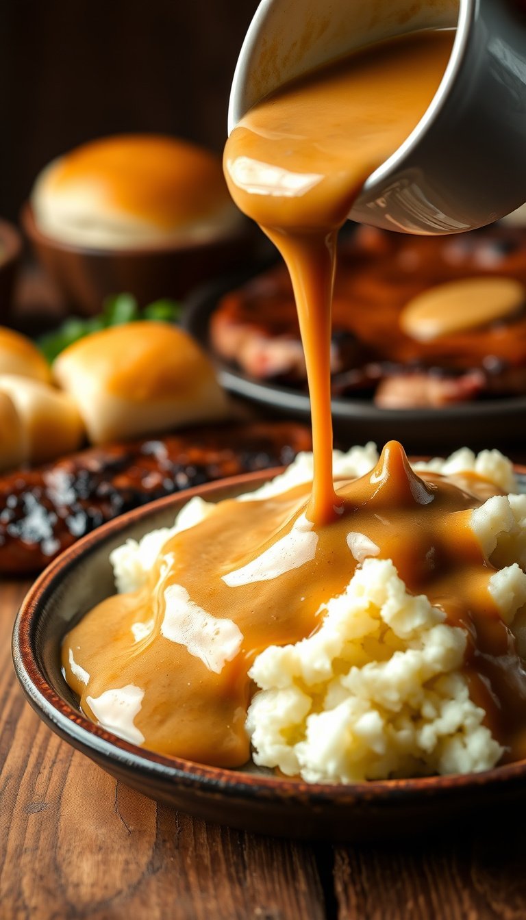 Copycat Texas Roadhouse Brown Gravy Recipe Card