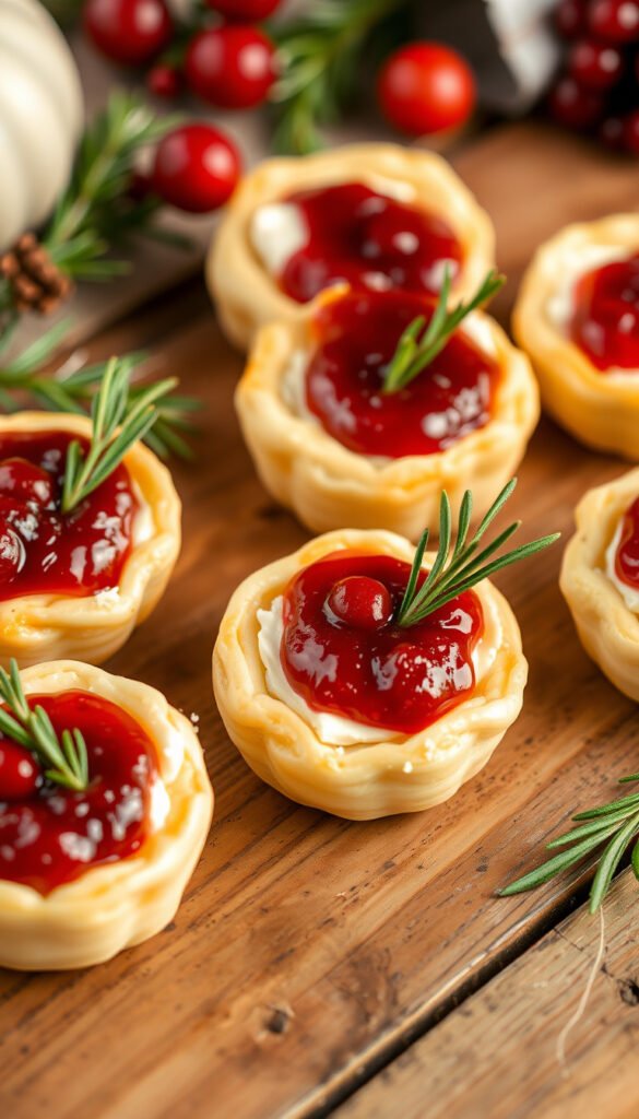 Cranberry Brie Bites