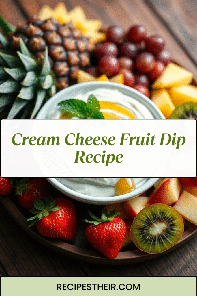 Cream Cheese Fruit Dip Recipe