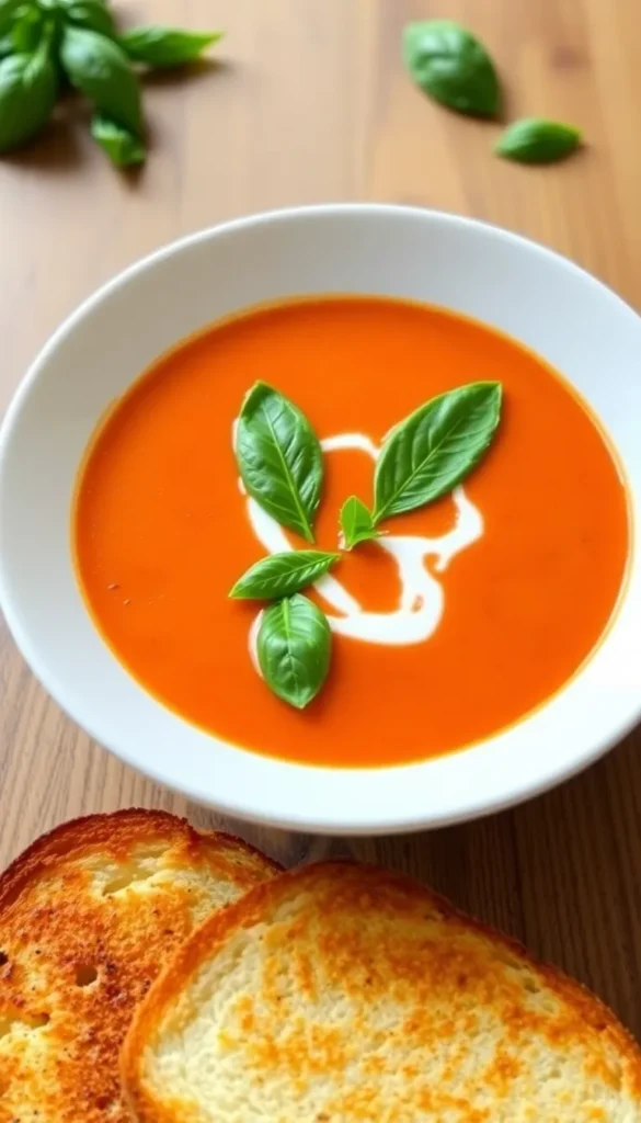 Creamy Tomato Basil Soup