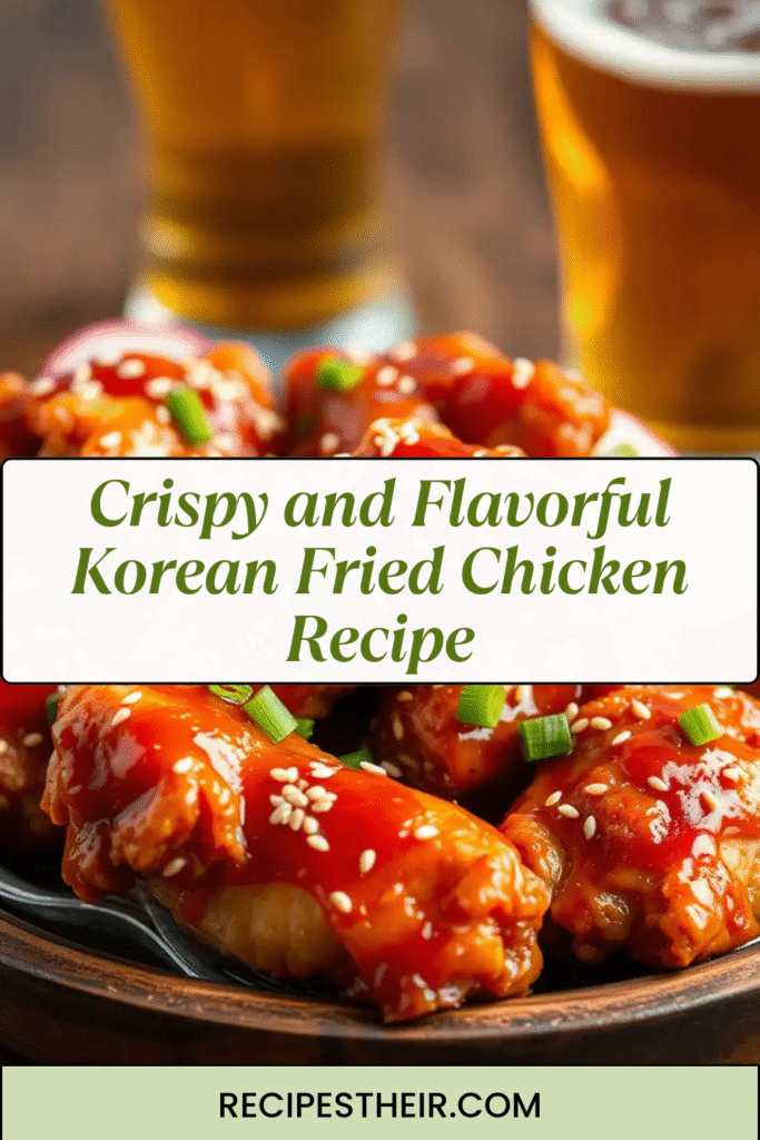 Crispy and Flavorful Korean Fried Chicken Recipe