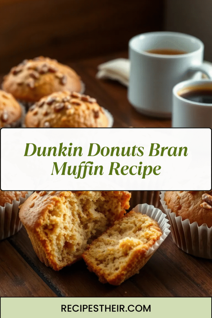 Dunkin Donuts Bran Muffin Recipe