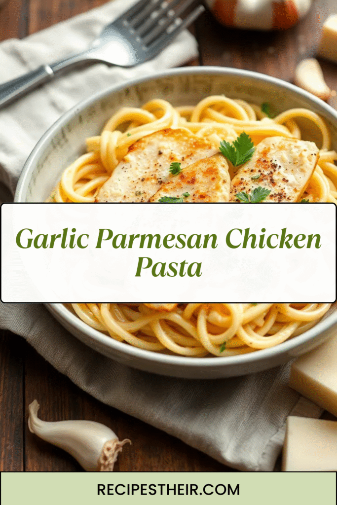 Garlic Parmesan Chicken Pasta