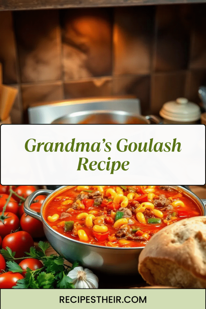 Grandma’s Goulash Recipe