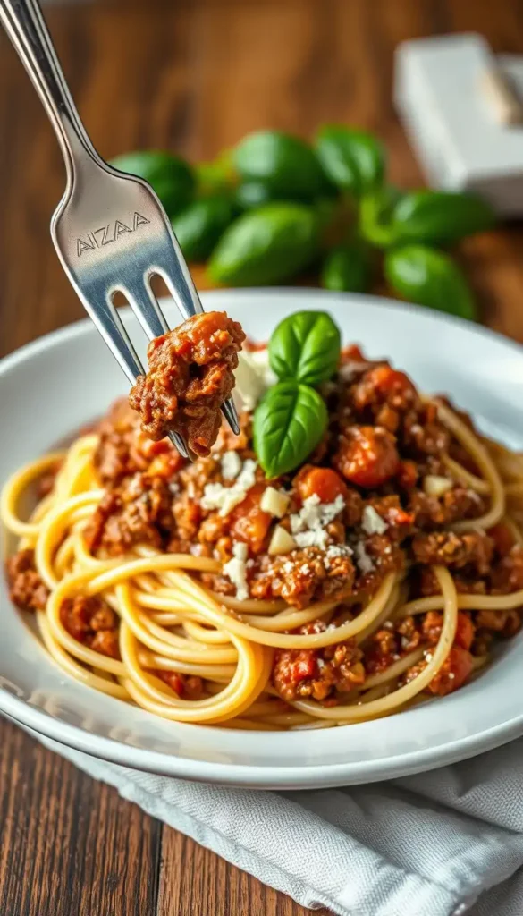 Ground Beef Bolognese