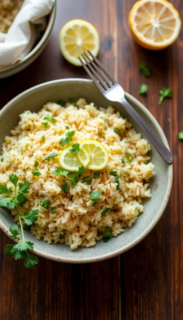 Herb & Lemon Brown Rice