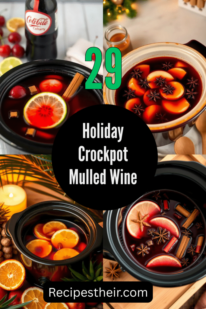 Holiday Crockpot Mulled Wine