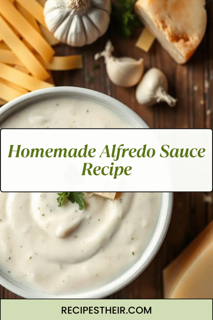 Homemade Alfredo Sauce Recipe