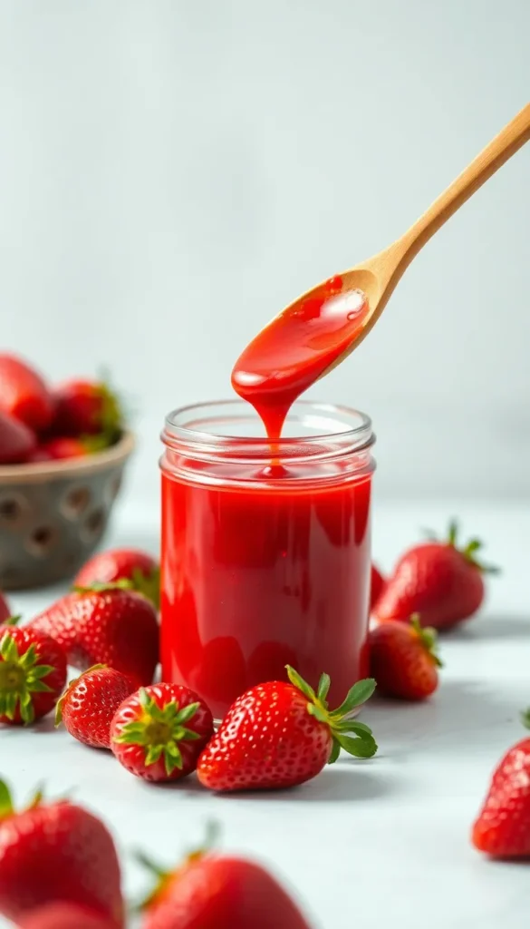 Ingredients Needed for Strawberry Coulis Recipe
