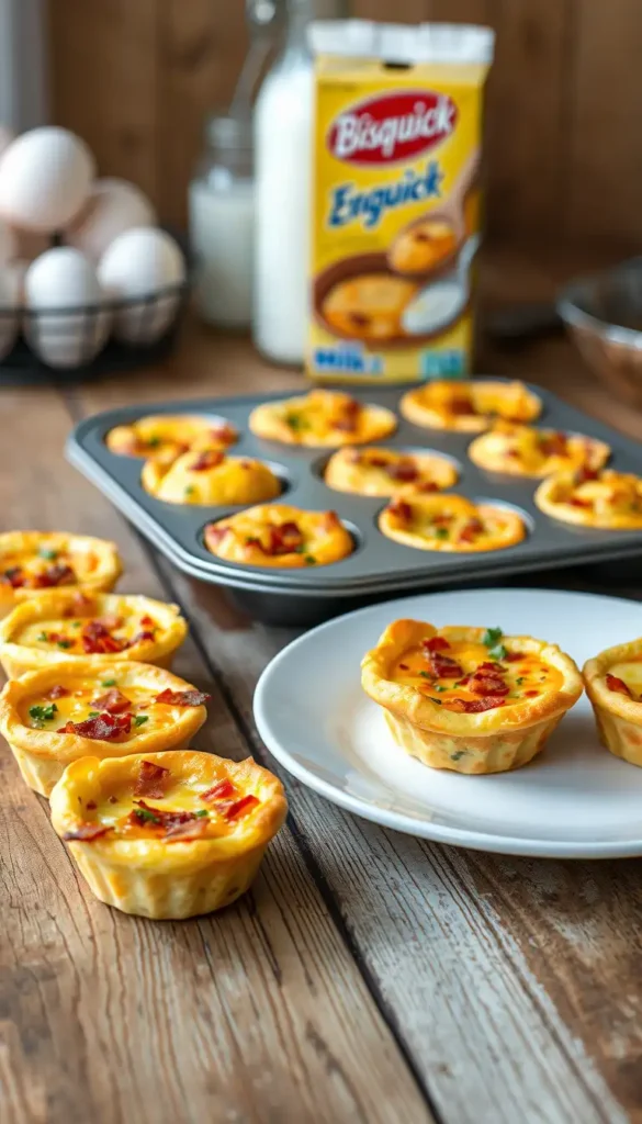 Ingredients You’ll Need for Bisquick Mini Quiche Recipe