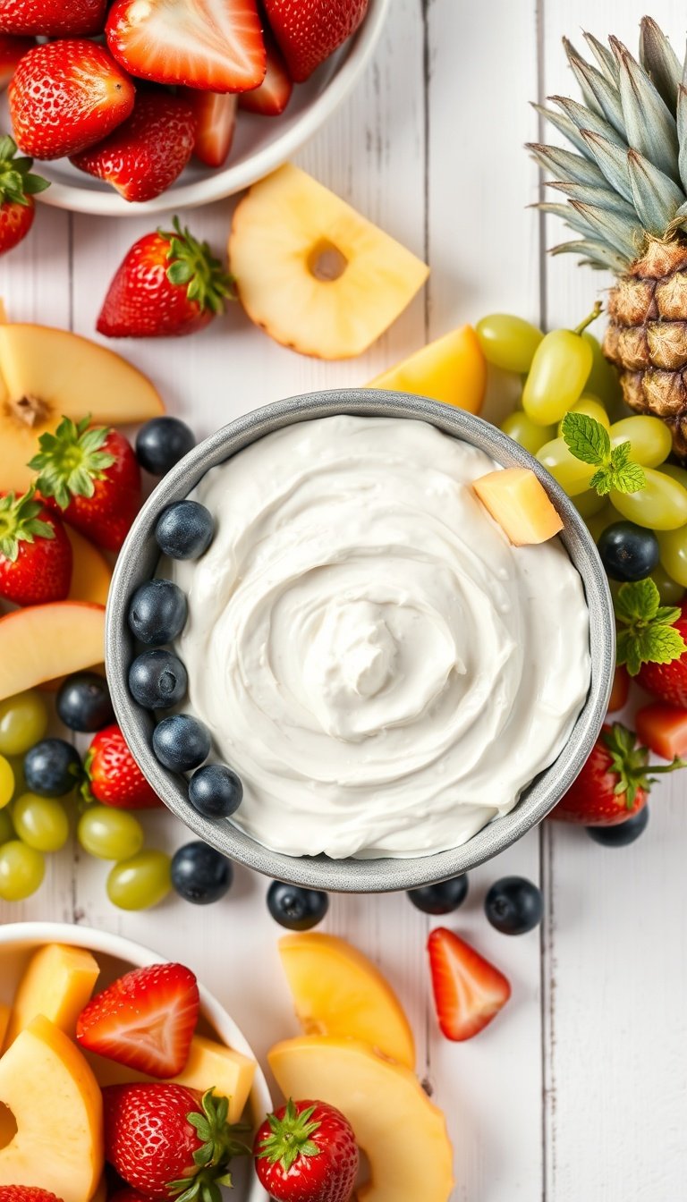 Ingredients You’ll Need for Cream Cheese Fruit Dip Recipe