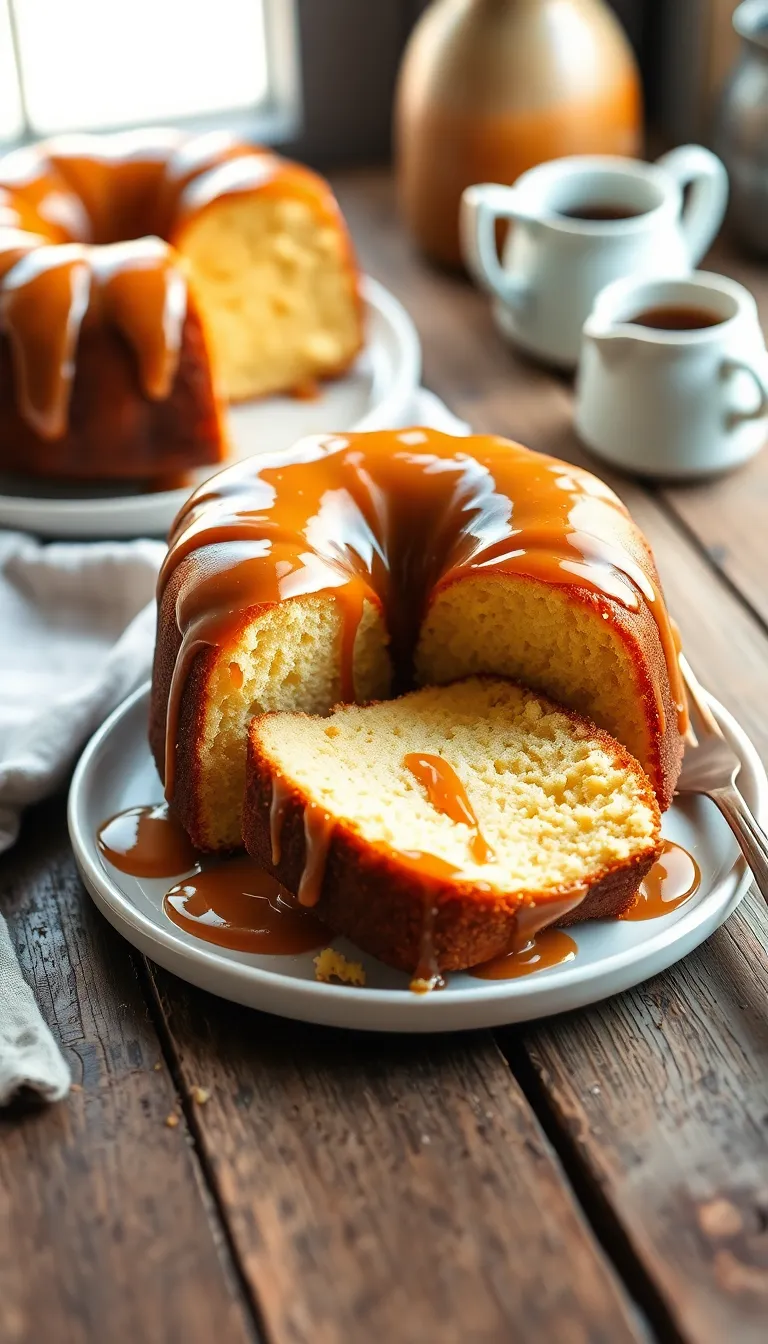 Ingredients You’ll Need for Decadent Caramel Cream Cheese Pound Cake
