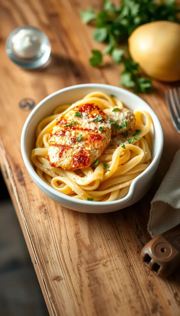 Ingredients You’ll Need for Garlic Parmesan Chicken Pasta