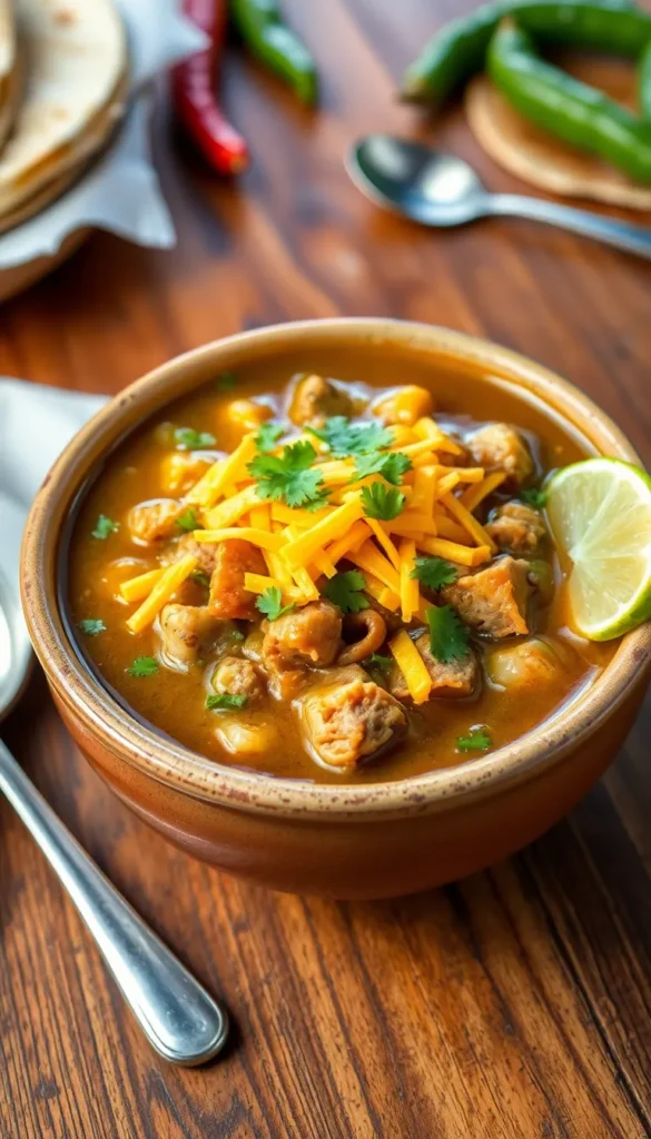 Ingredients for Authentic Santiago’s Denver Green Chili Recipe