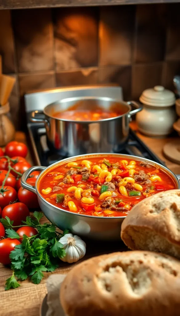 Ingredients for Grandma’s Goulash Recipe