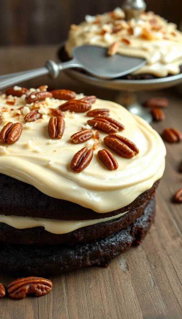 Ingredients for Perfect German Chocolate Cake Frosting