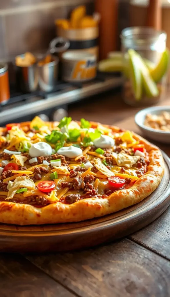 Ingredients for Pizza Hut Taco Pizza Recipe (1 large pizza – about 14‑inch)