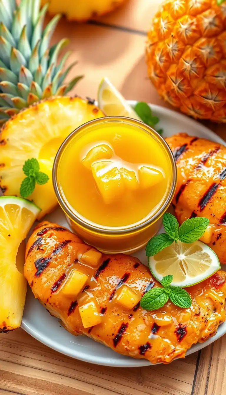 Ingredients for Pollo Tropical Pineapple Rum Sauce Recipe