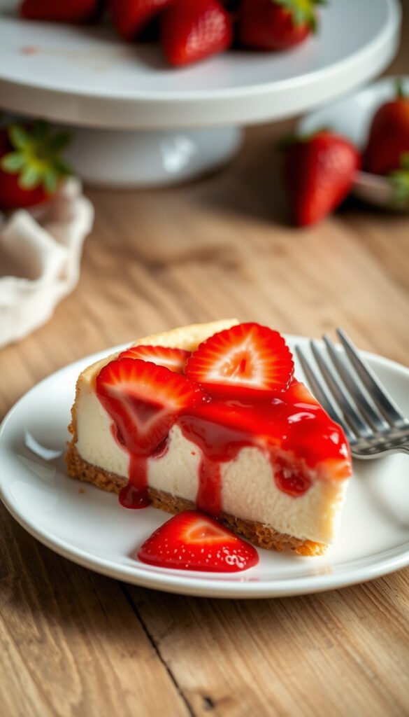 Ingredients for Strawberry Cheesecake Recipe