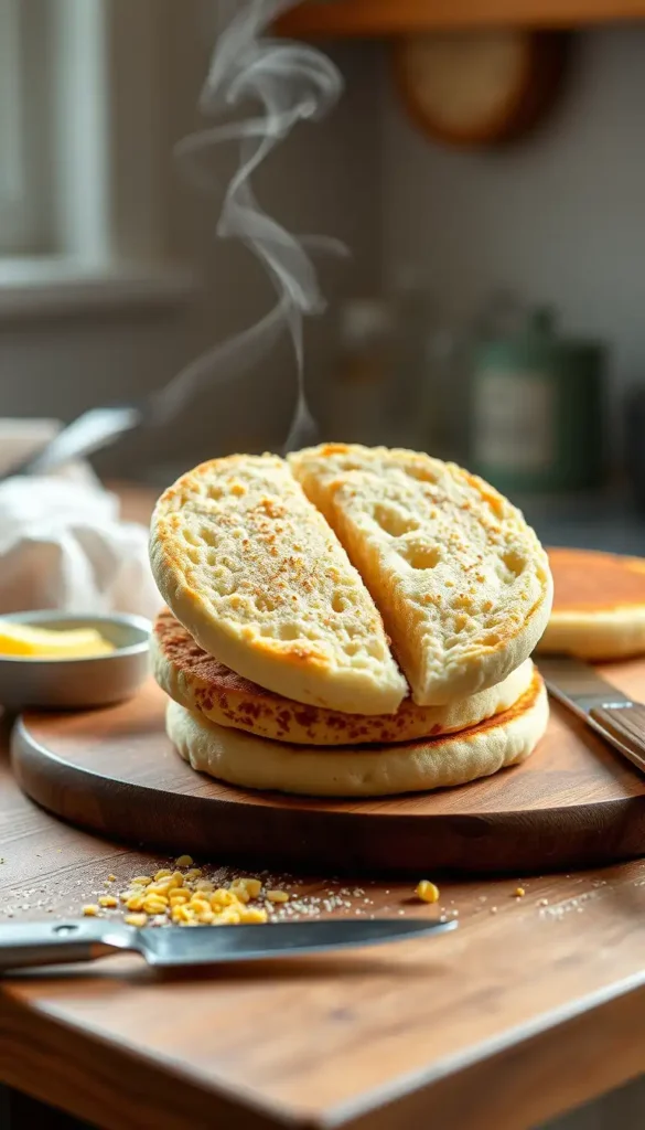 Ingredients for the Best English Muffin Recipe