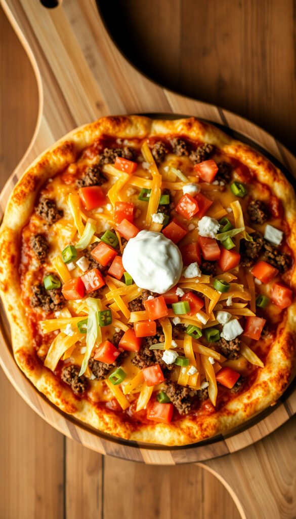 Instructions – Step-by-Step for Pizza Hut Taco Pizza Recipe