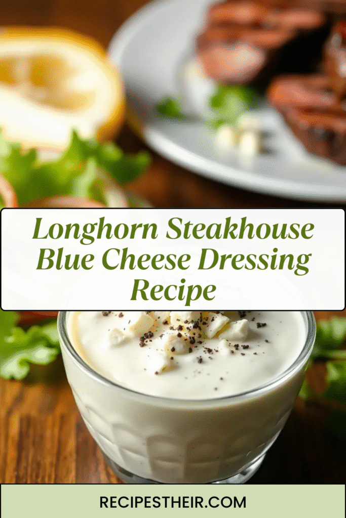 Longhorn Steakhouse Blue Cheese Dressing Recipe