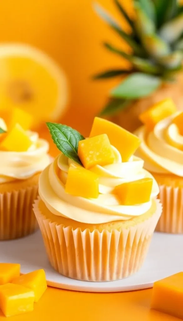Mango Cupcakes