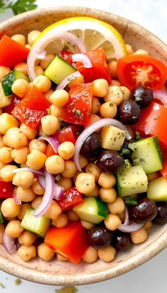 Mediterranean Chickpea Salad