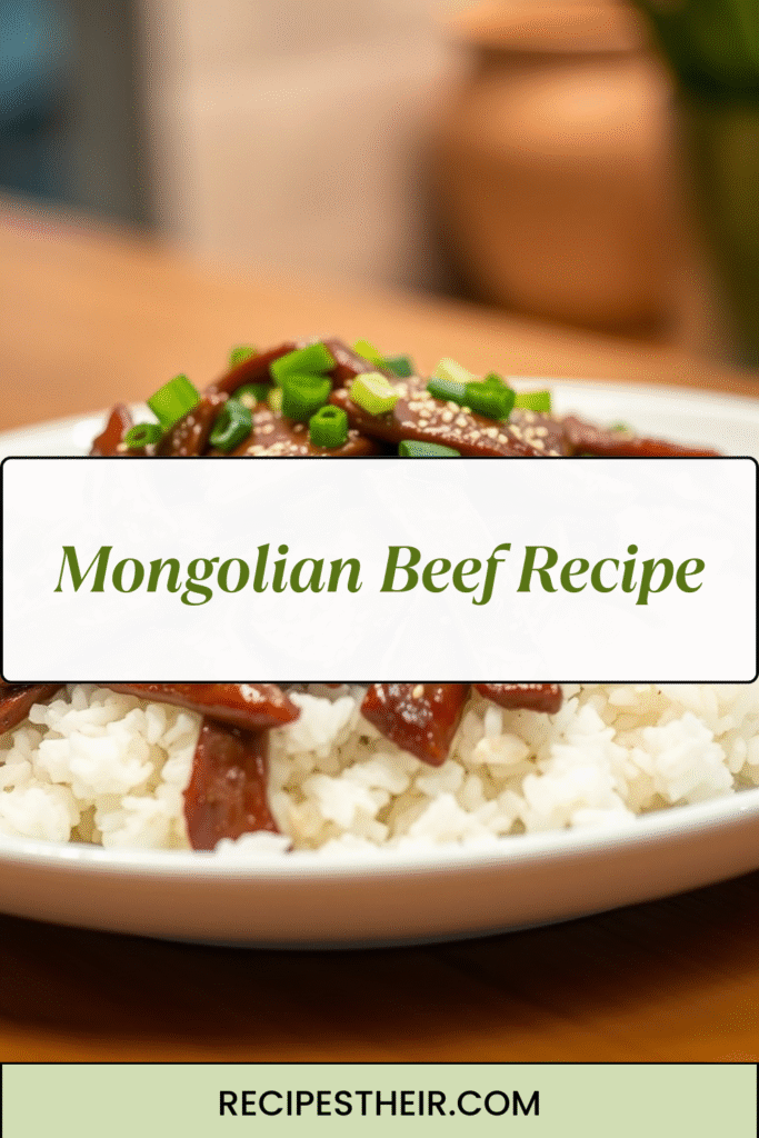 Mongolian Beef Recipe
