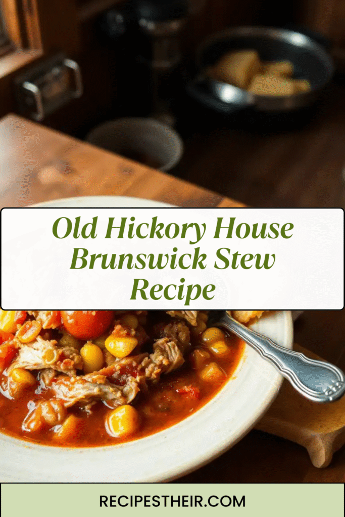 Old Hickory House Brunswick Stew Recipe